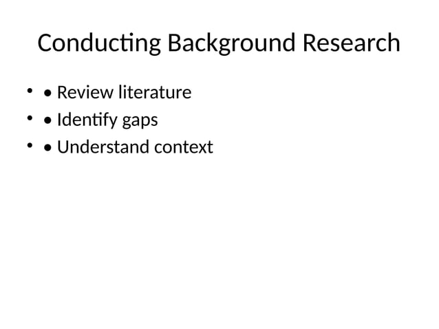 Designing Research Topic Presentation Pptx