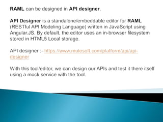 Designing rest with raml | PPTX