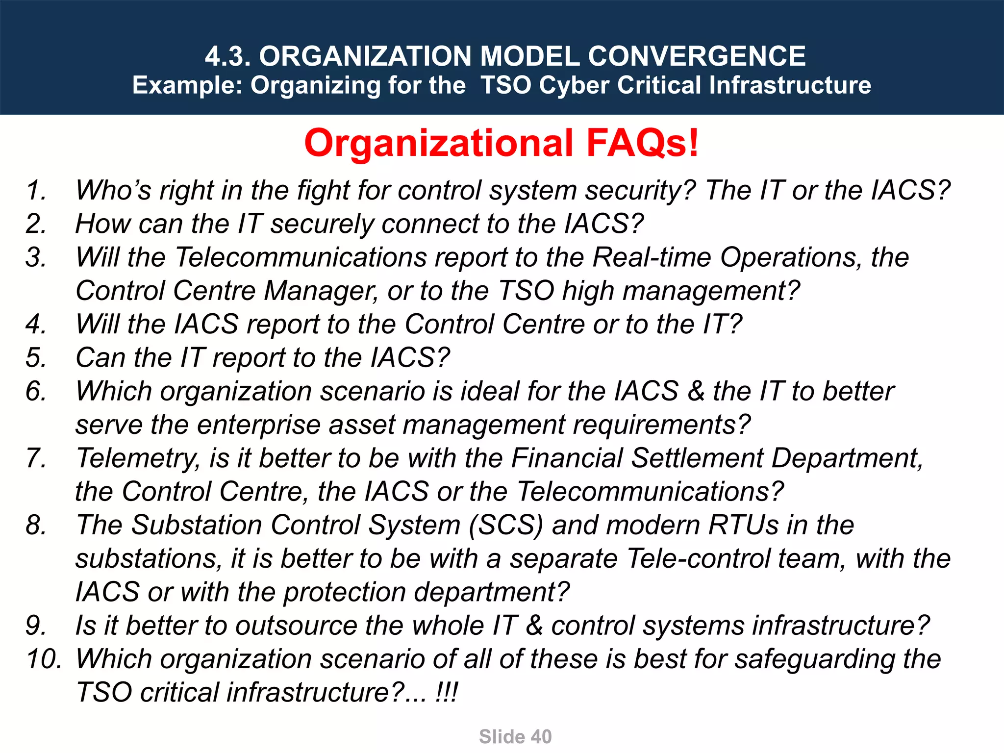 How to Design Integrated Control and Information System Architecture ...