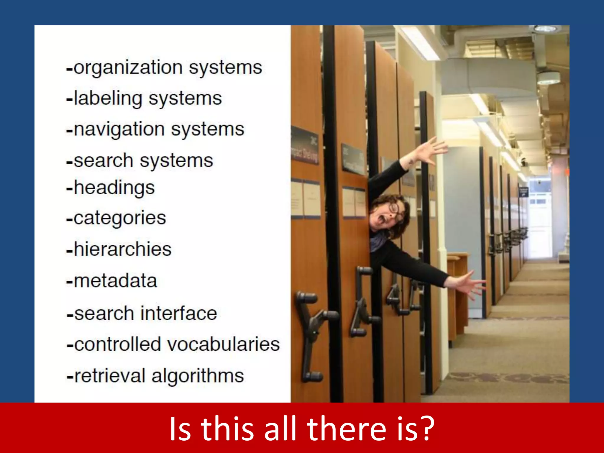 Is this all there is?
 