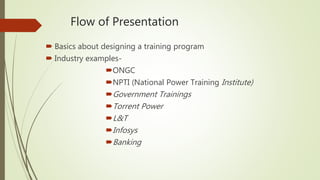 Designing training programs | PPTX
