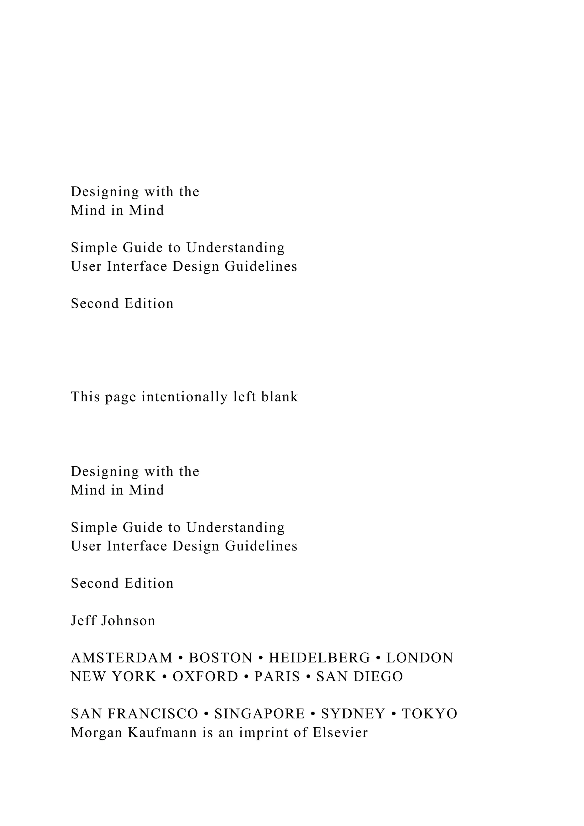 Designing with the Mind in MindSimple Guide to Unde.docx