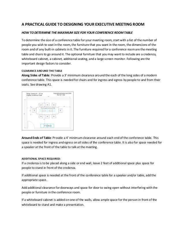 Designing Your Conference Room Illustrated Reduced Edit