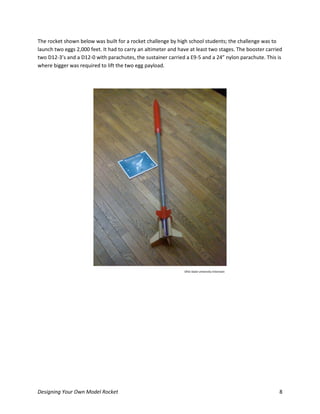 To Design Simple Rockets Designing your own model rocket | PDF