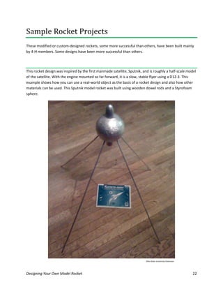 Model Rocket Example Designing your own model rocket | PDF