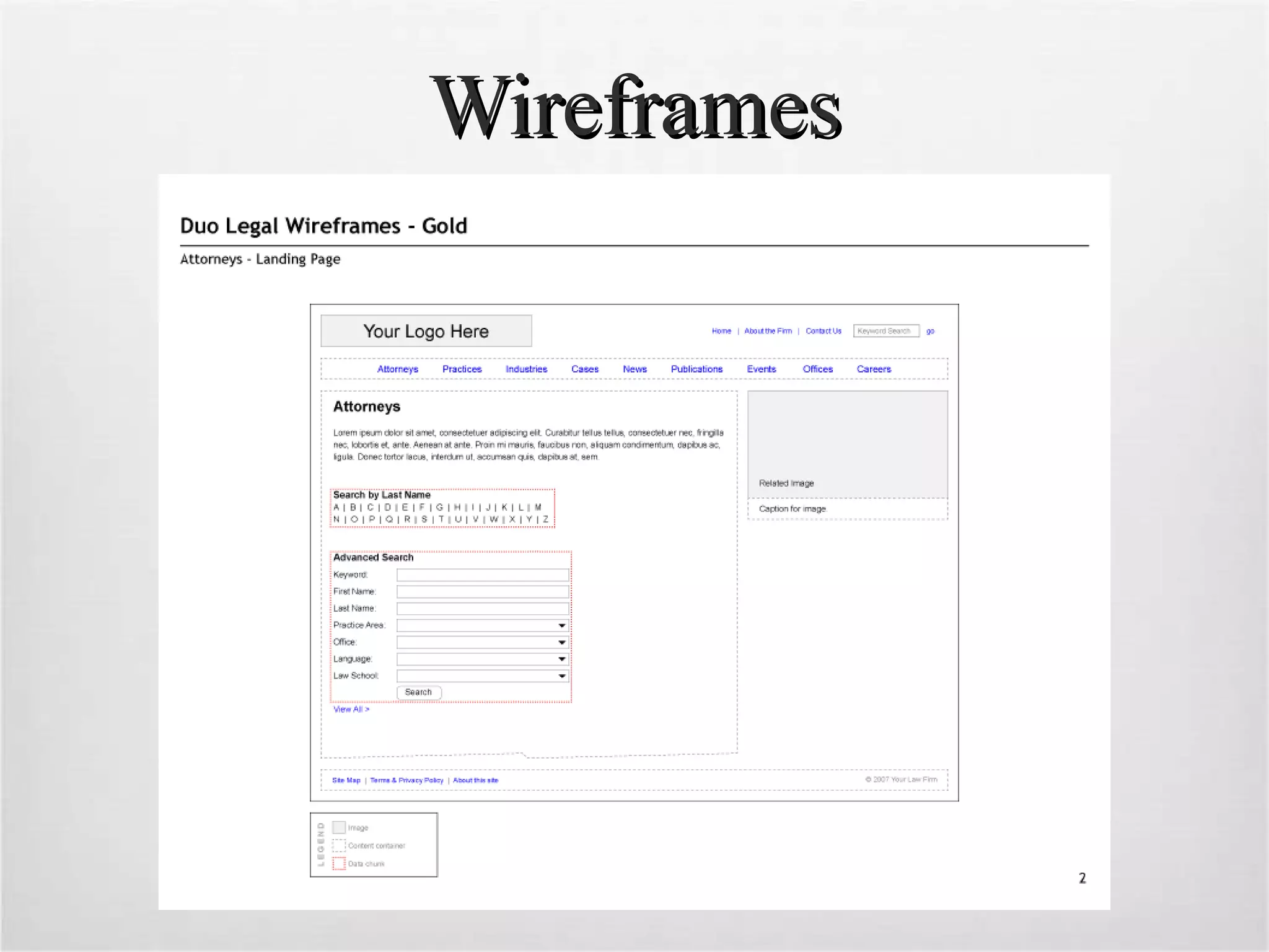 Wireframes 