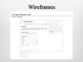 Wireframes 