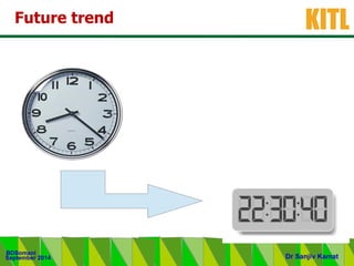 .
KITL
September 2014
BDSomani
Dr Sanjiv Kamat
Future trend
 