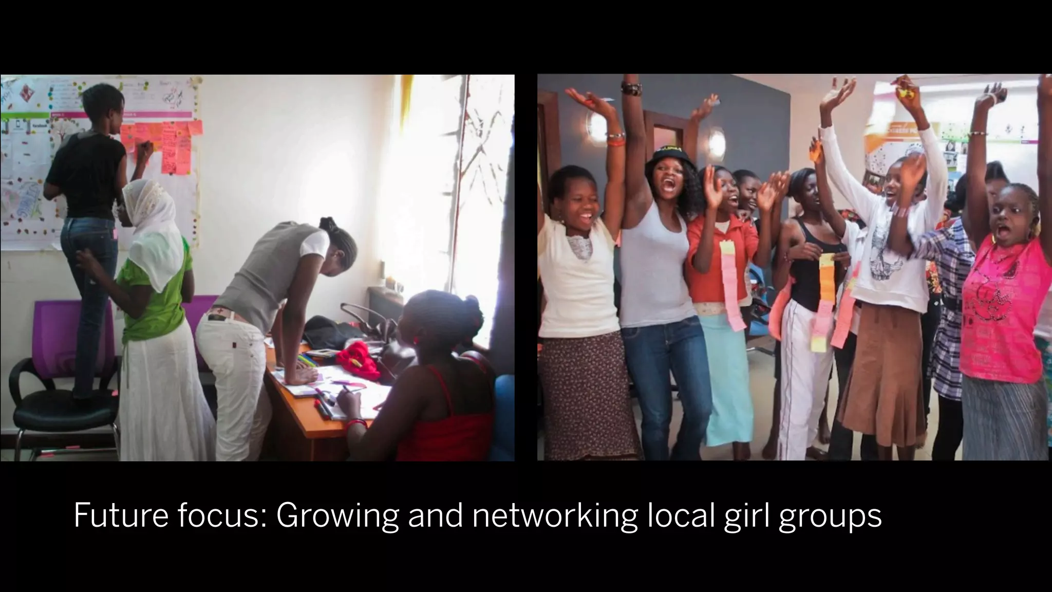 Future focus: Growing and networking local girl groups
 