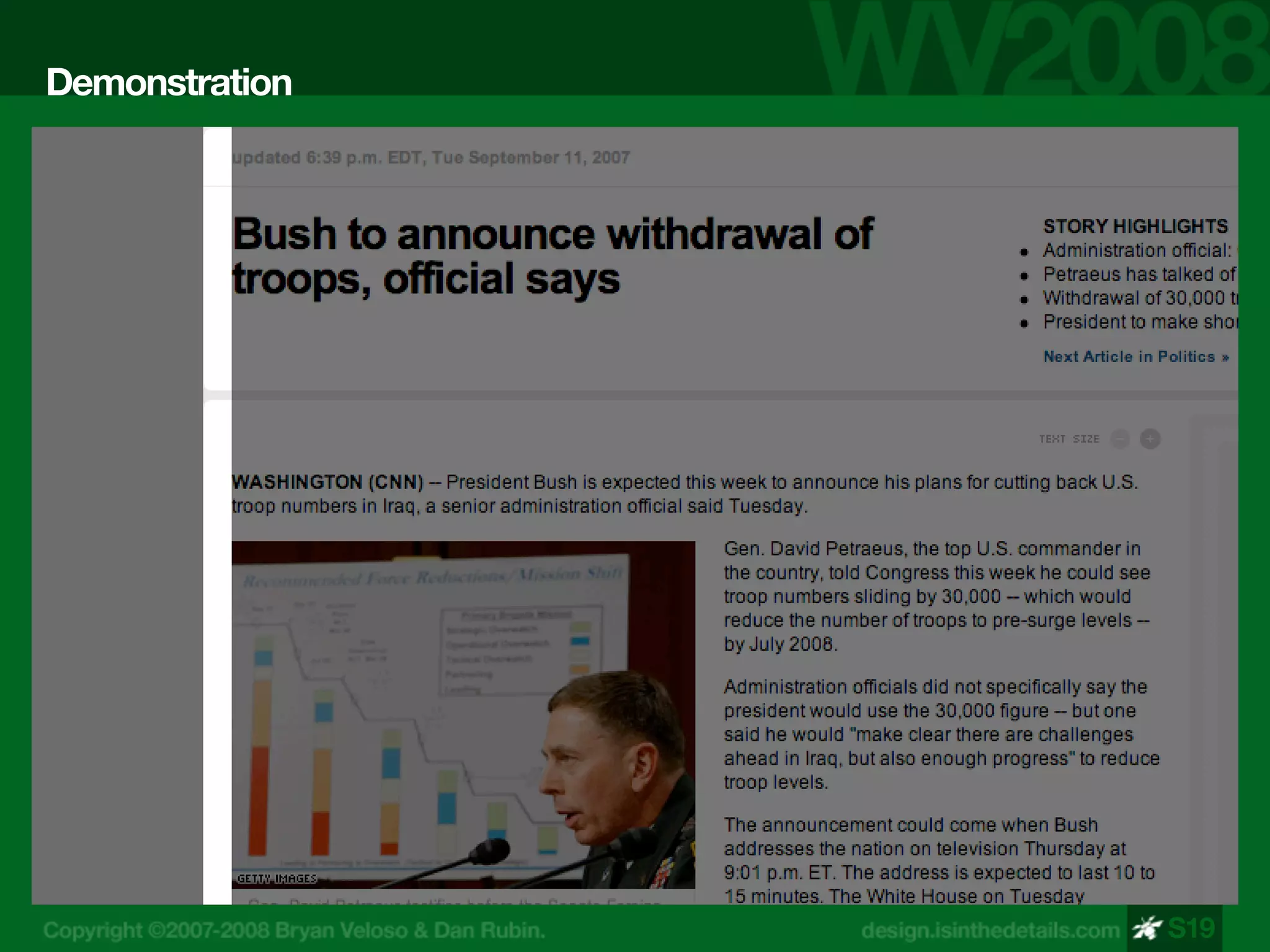 Design Is In The Details - WV 2008