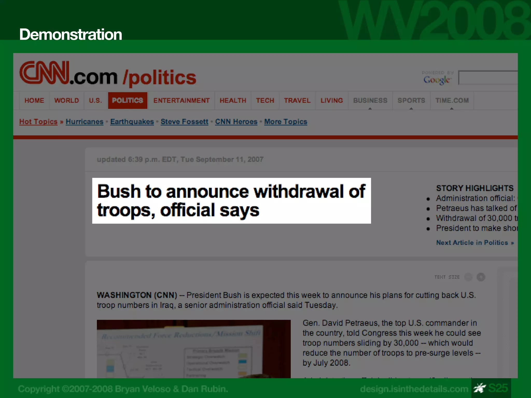 Design Is In The Details - WV 2008