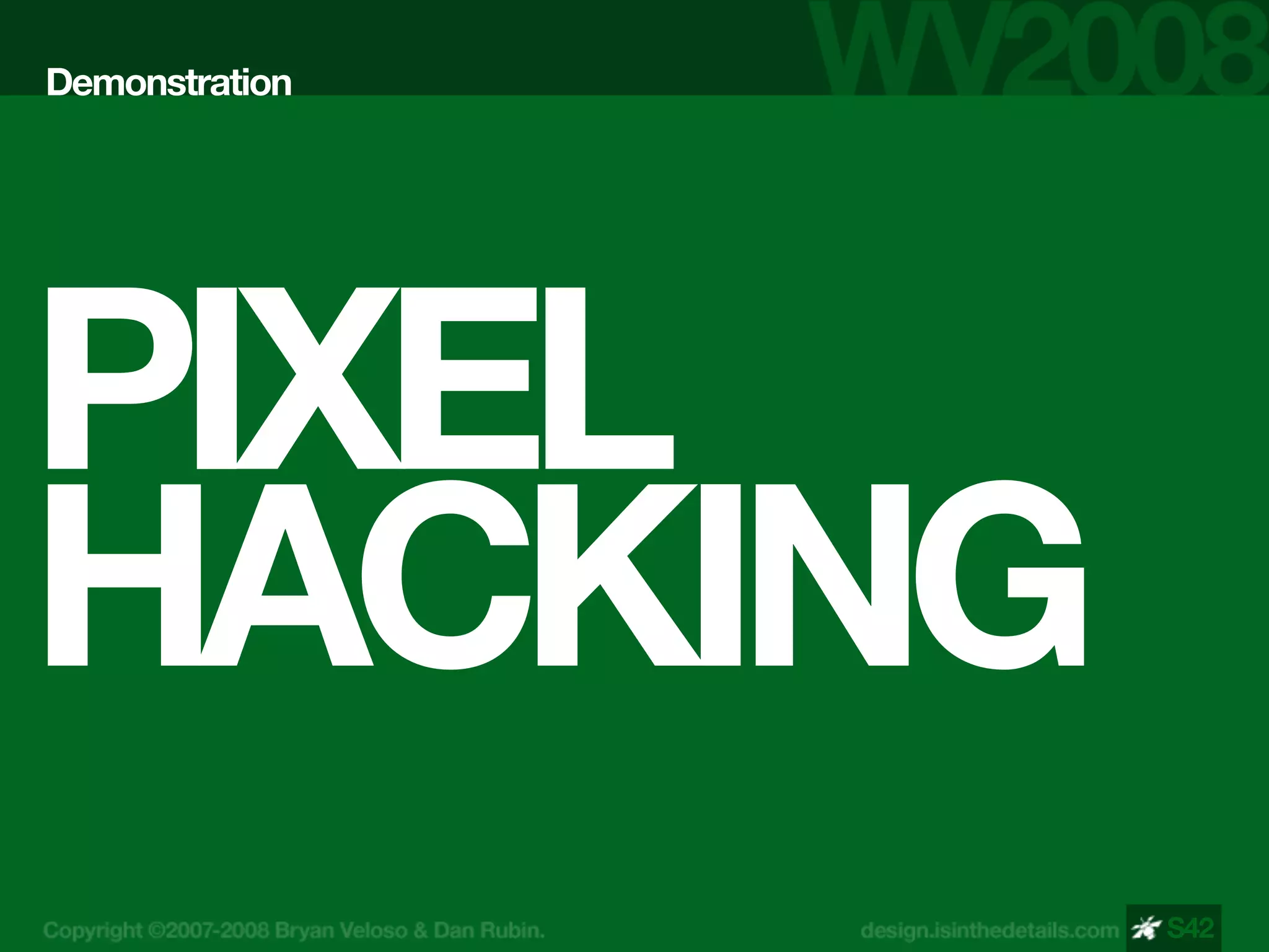 Design Is In The Details - WV 2008