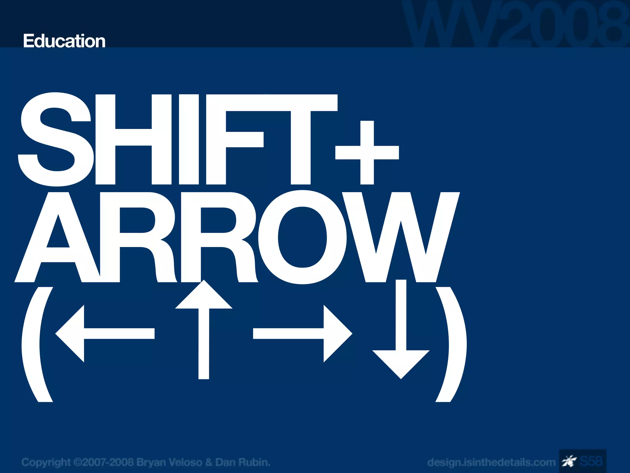 Design Is In The Details - WV 2008