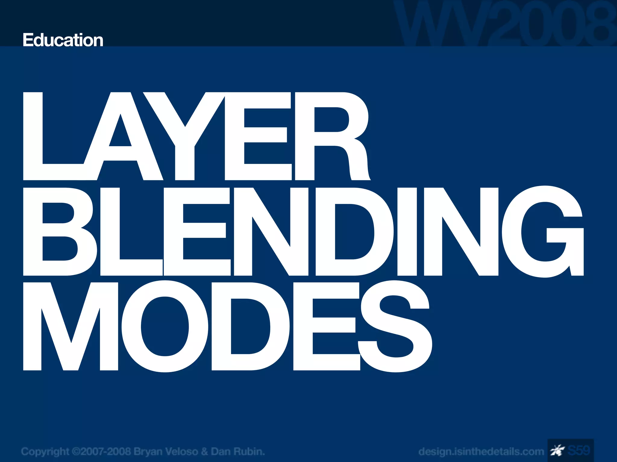 Design Is In The Details - WV 2008