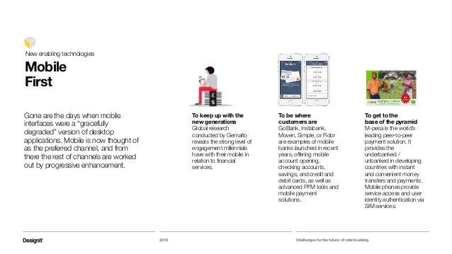 Challenges For The Future Of Retail Banking Consolidate all client meetings to the front of the week. challenges for the future of retail banking