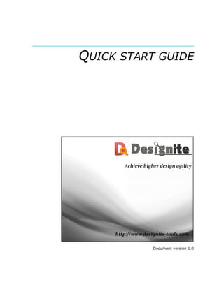 QUICK START GUIDE
Document version 1.1
 