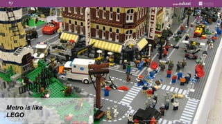 Metro is like
LEGO
                http://www.funkydiva.pl/wp-content/uploads/2012/05/kolorowanki-lego-18.jpg
 