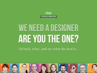 Ribot need a designer - are you the one?