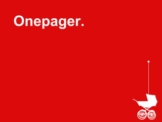 Onepager.