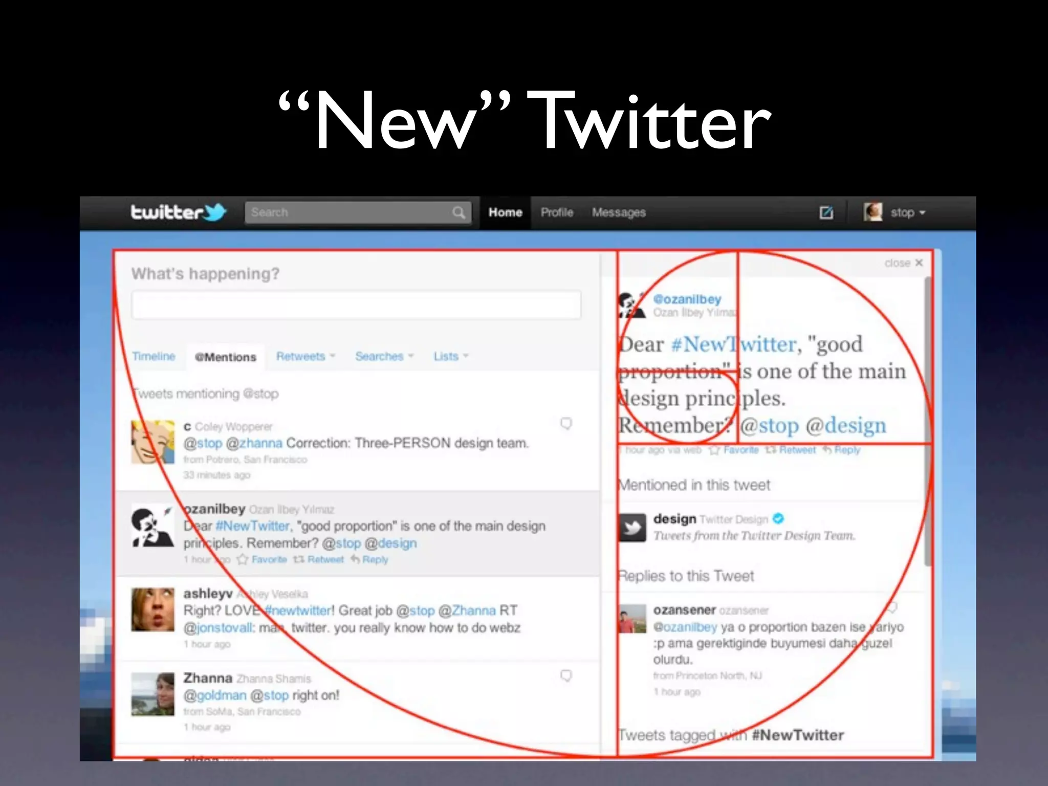 “New” Twitter
 