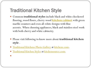 Design kitchen and details