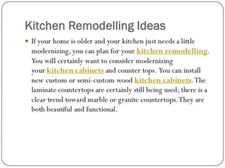 Design kitchen and details