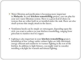 Design kitchen and details