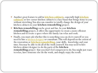 Design kitchen and details