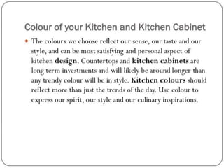 Design kitchen and details