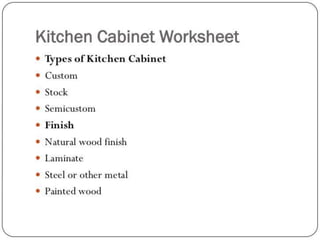 Design kitchen and details