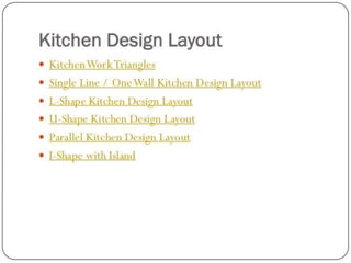 Design kitchen and details