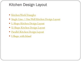 Design kitchen and details