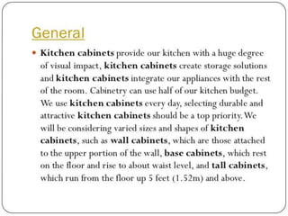 Design kitchen and details