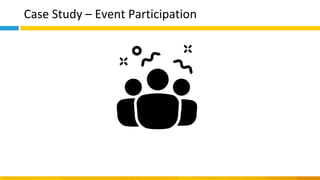 Case Study – Event Participation
 
