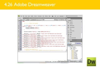 4.26 Adobe Dreamweaver
 