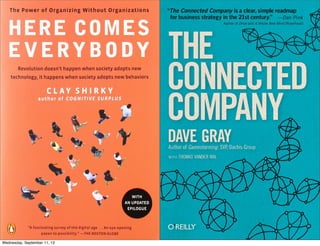 Wednesday, September 11, 13
 