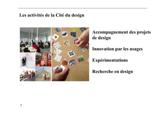 Intervention d'Isabelle Verilhac - Journée "Design et Living Labs", 16 janvier 2013