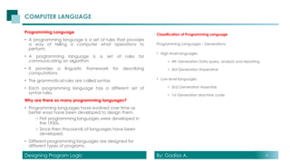 Introductions to Design Logic.pptx IT level | PPTX