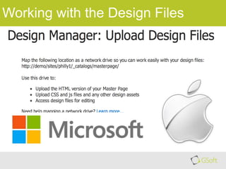 Working with the Design Files

 