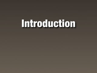 Introduction
 