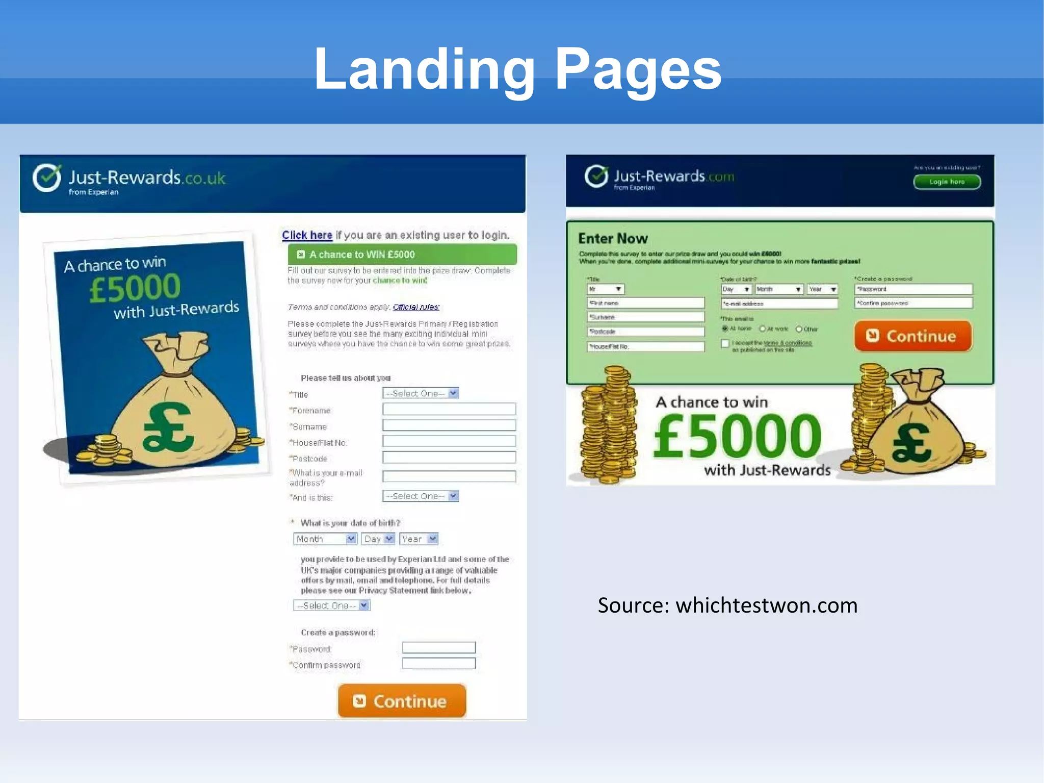 Landing Pages experianvasm experianvbsm Source: whichtestwon.com 