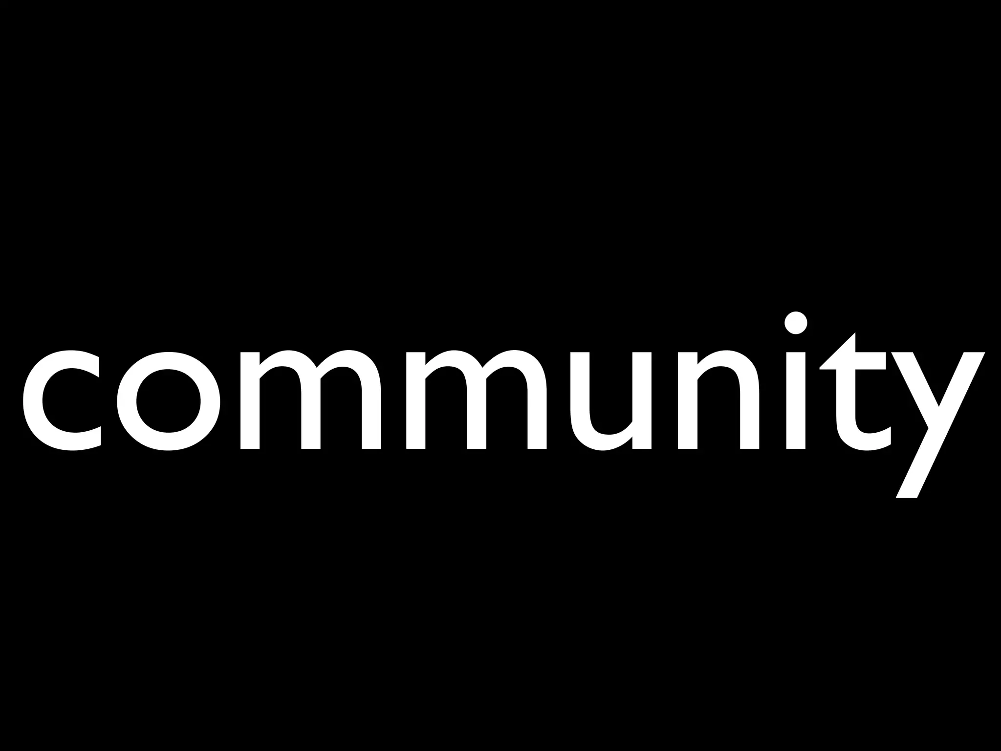 community
 