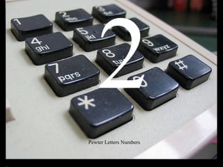 2
Pewter Letters Numbers
 