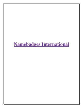 Namebadges International
 