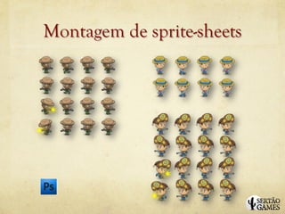 Montagem de sprite-sheets
 