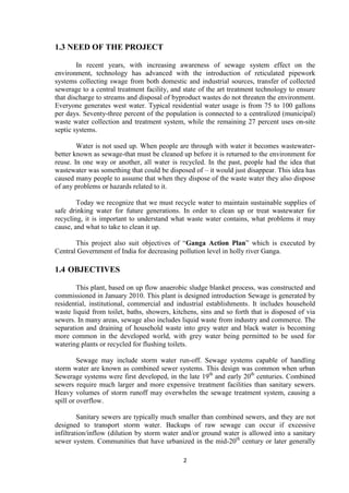 Design of 210 Sewage Treatment Plant | PDF