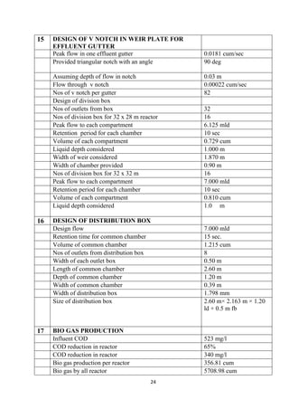 Design of 210 Sewage Treatment Plant | PDF