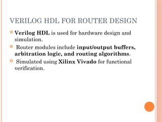 Design of a Low-Power VLSI Router for Network-on-Chip.pptx