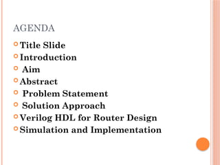 Design of a Low-Power VLSI Router for Network-on-Chip.pptx