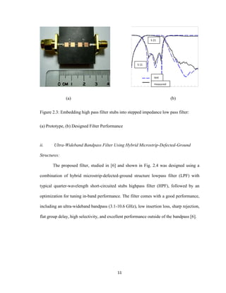 Design of a microstrip bandpass filter for 3.1 10.6 g hz uwb system | PDF